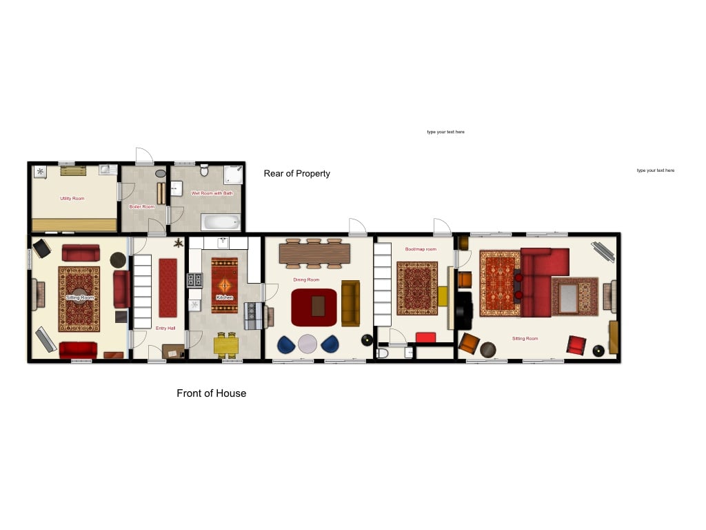 Maesywerngoch ground floor